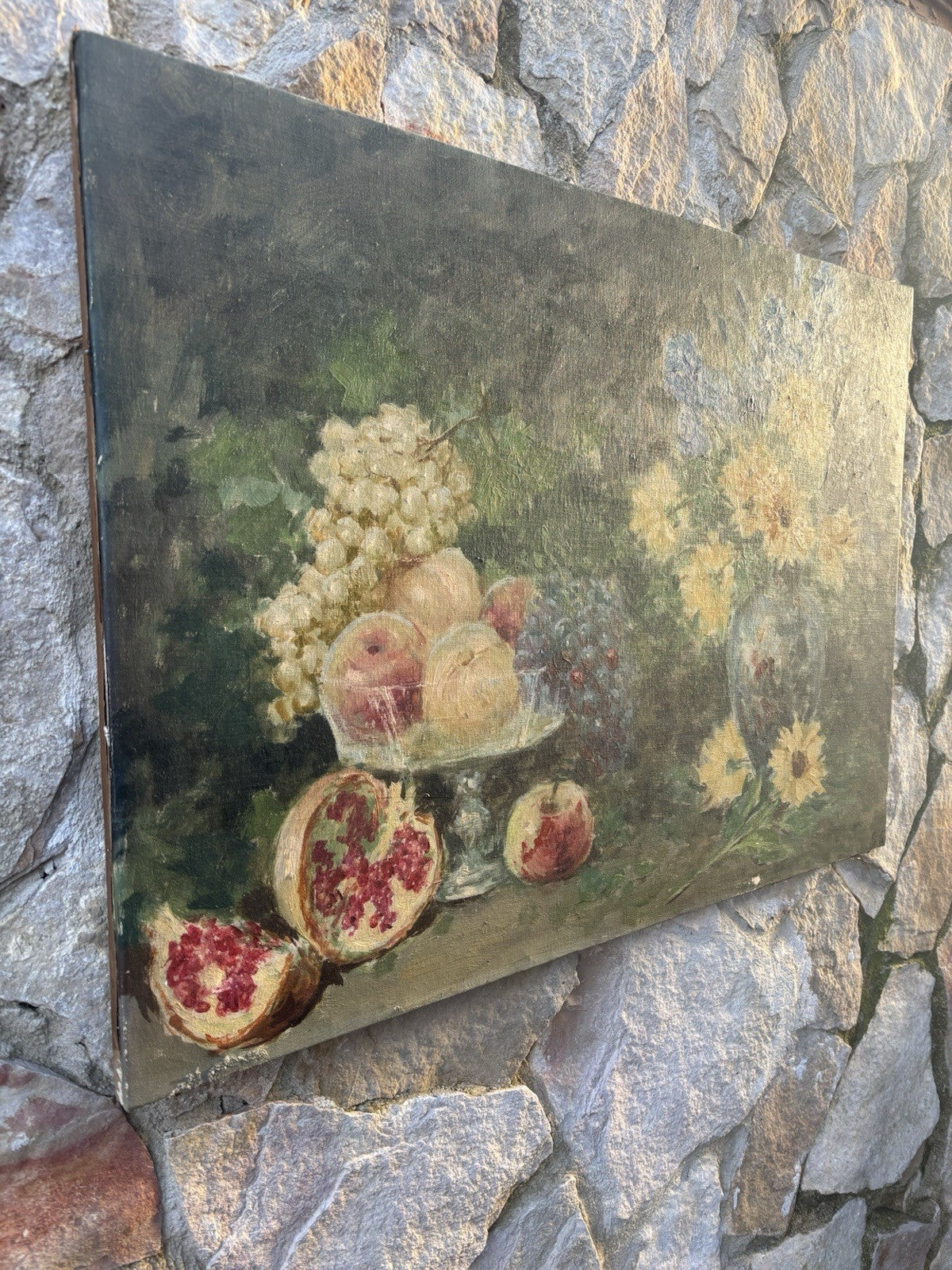 Quadro antico -Natura Morta- Giuseppe Alberto Cocco dipinto a olio su tela