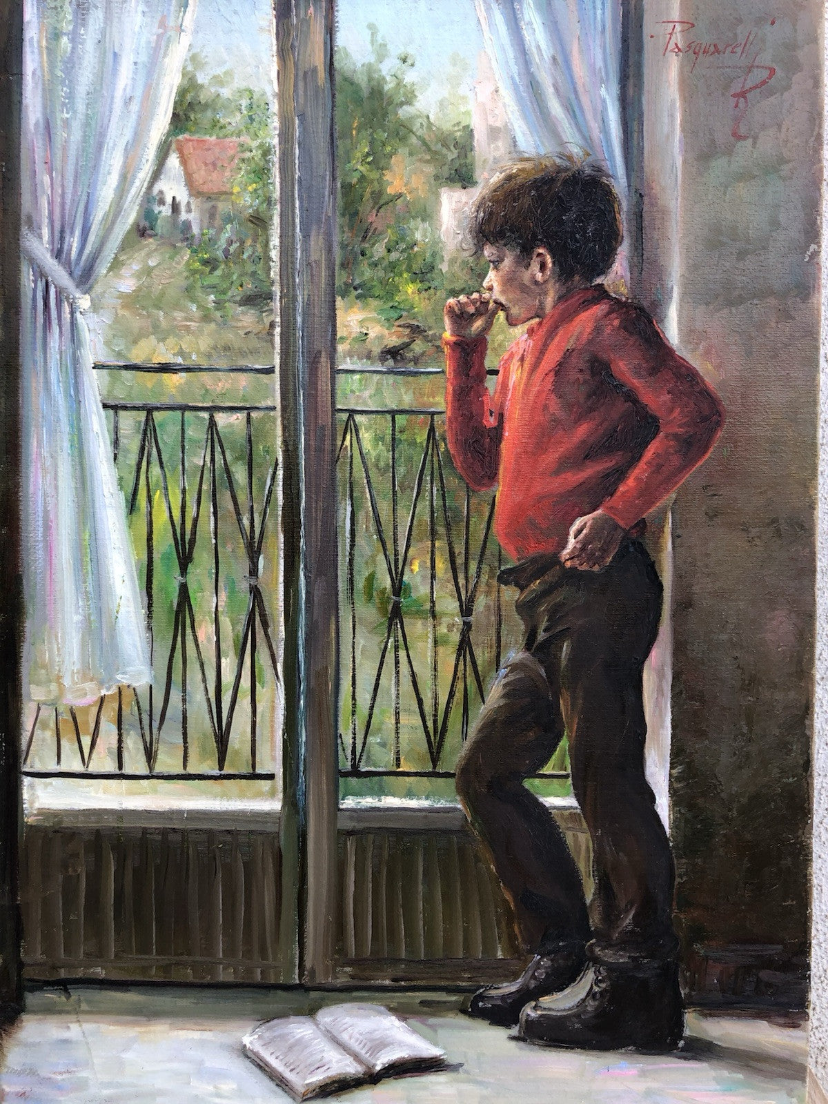Quadro -Sogni Di Libertà- dipinto a olio su tela