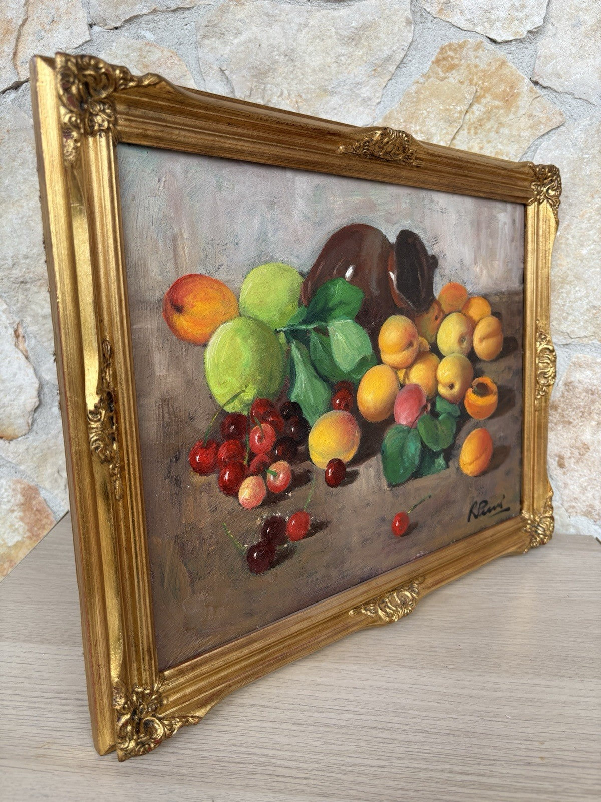 Quadro -Natura Morta- Raffaele Pucci dipinto a olio su tela