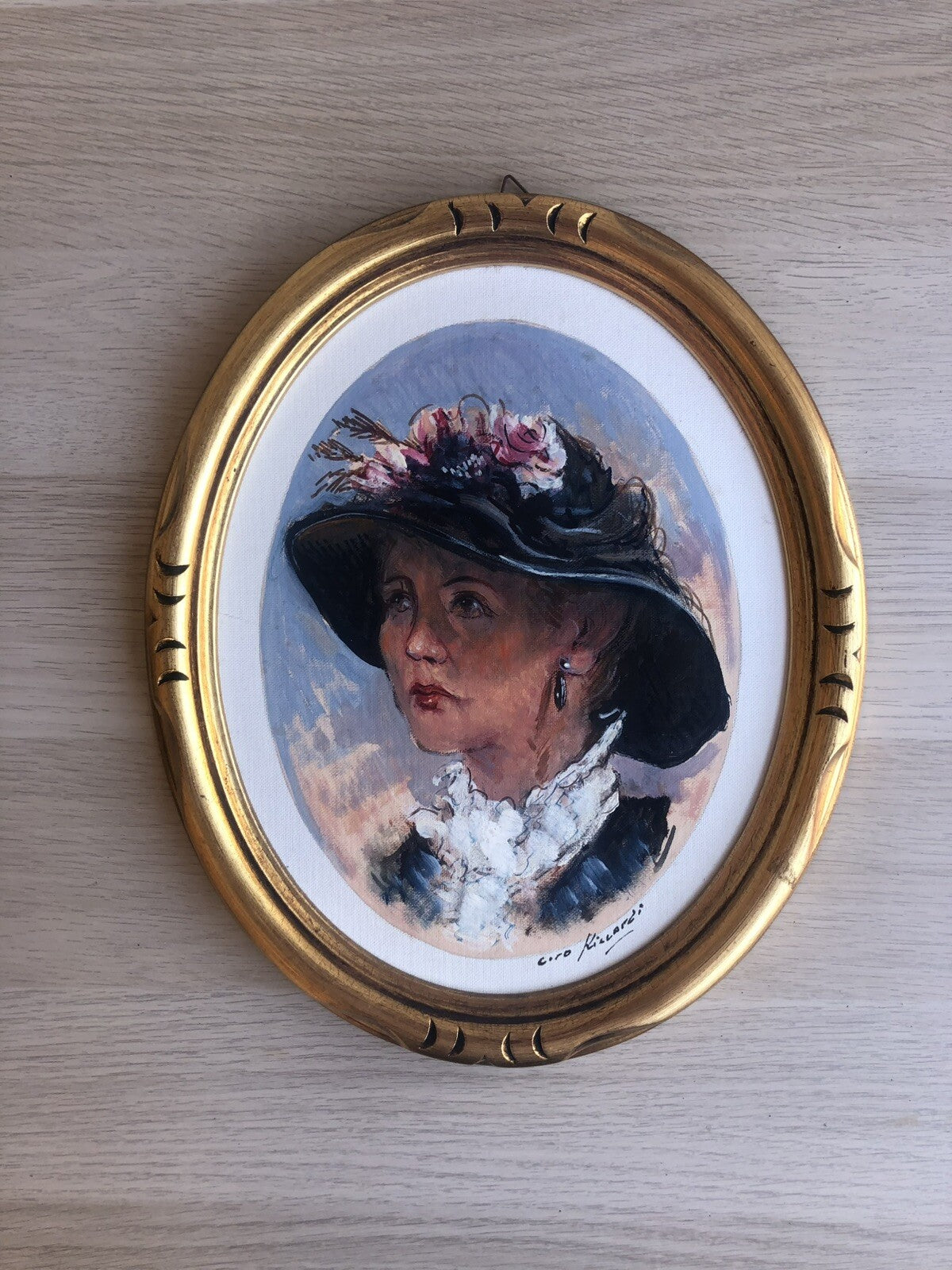 Quadro -Figura Di Donna- dipinto a olio