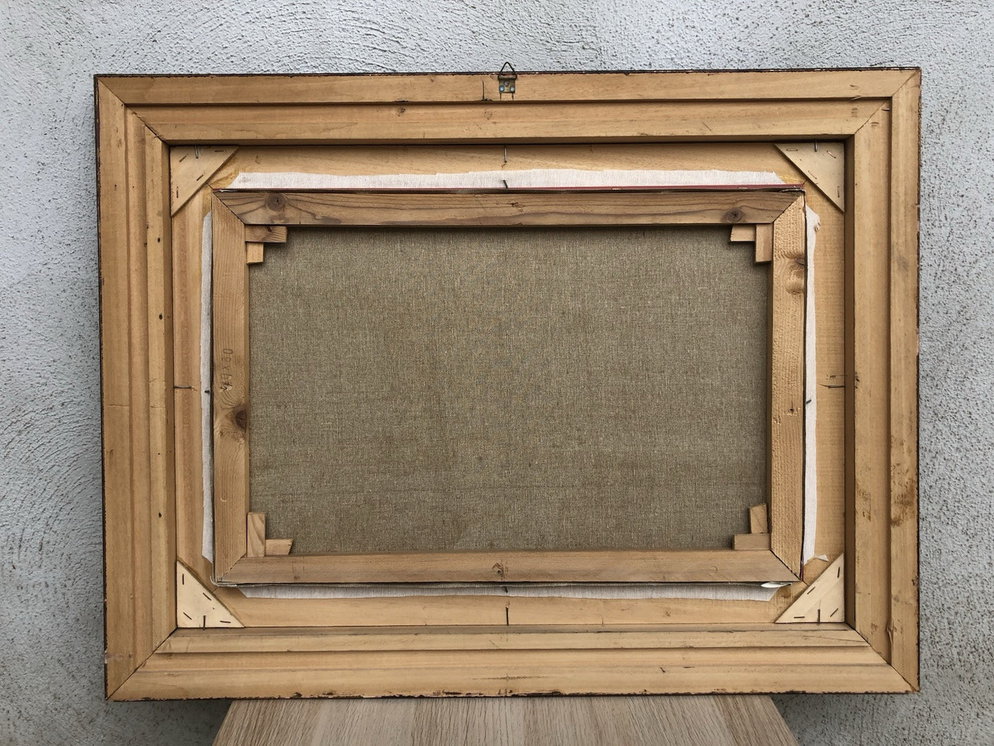 Quadro -Marina Con Barche- dipinto a olio su tela