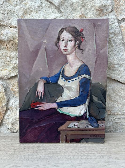 Quadro -Figura Femminile- Ciro Adrian Ciavolino dipinto a olio su tela