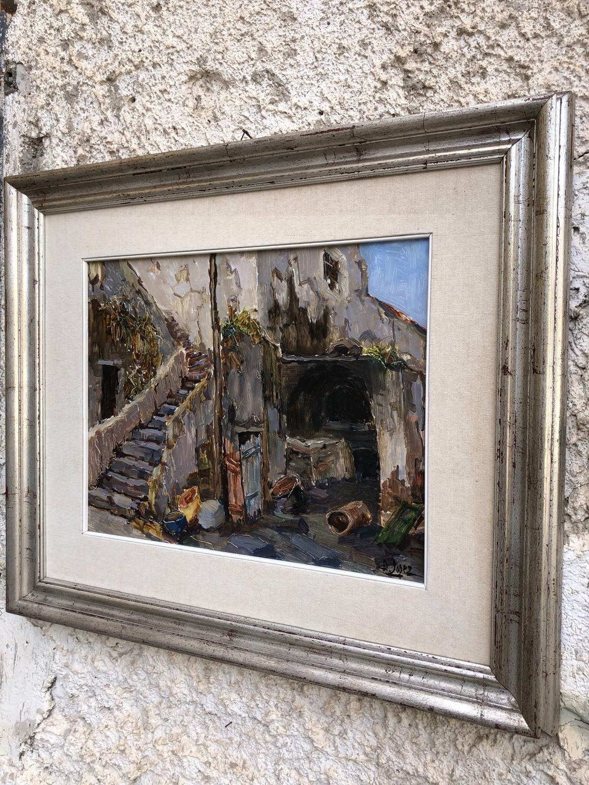 Quadro -Vecchio Forno- Raffaele Lopez dipinto a olio