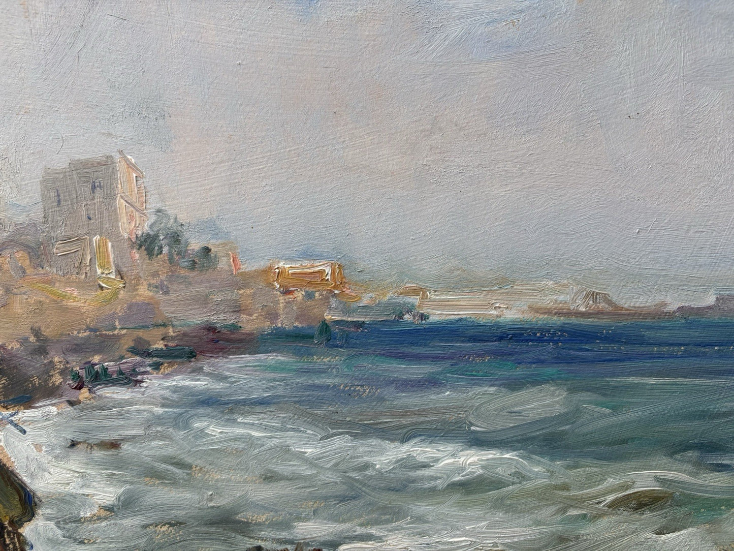 Quadro -Marina- Errico Placido- dipinto a olio