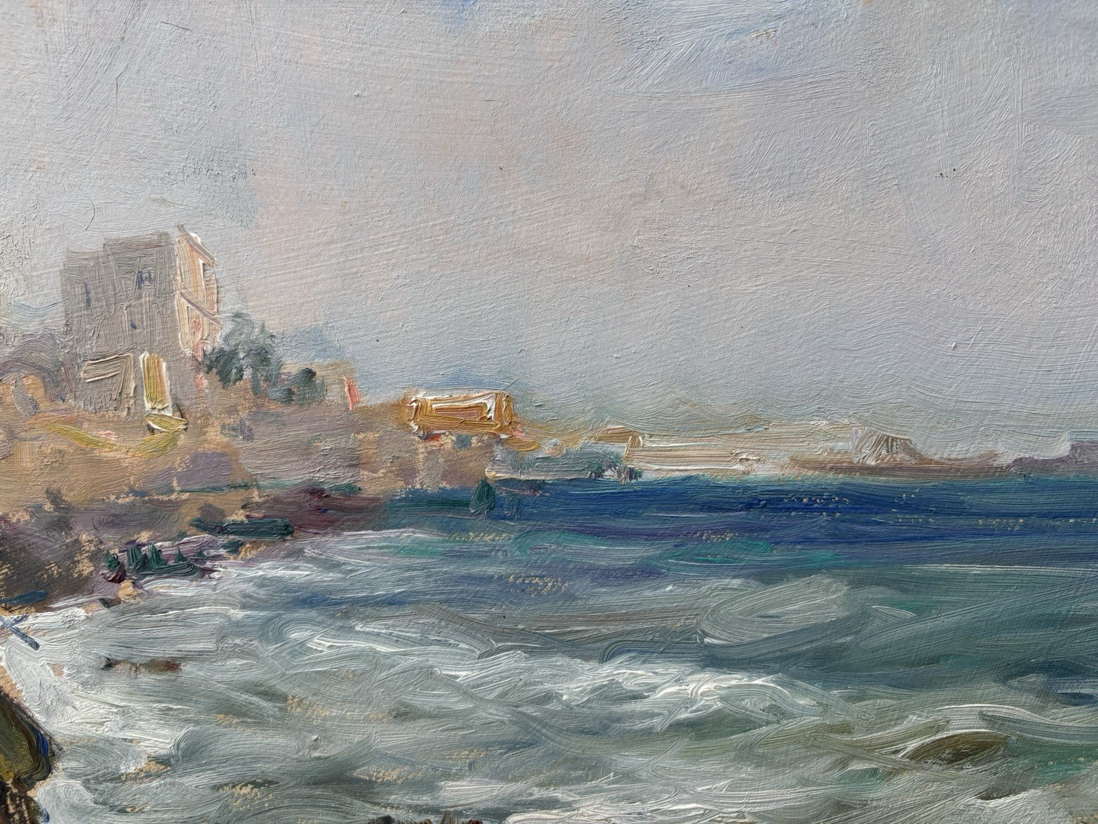 Quadro -Marina- Errico Placido- dipinto a olio