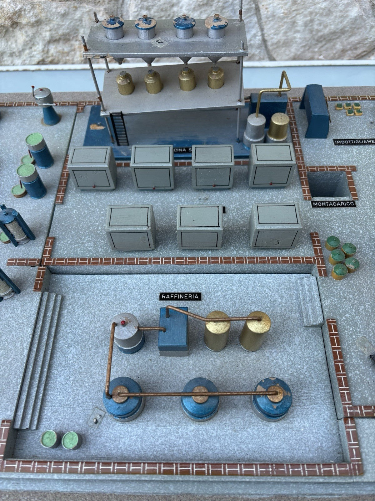 Modello Architettonico vintage, Olificio, Toffoli E Figli, Modello Scientifico