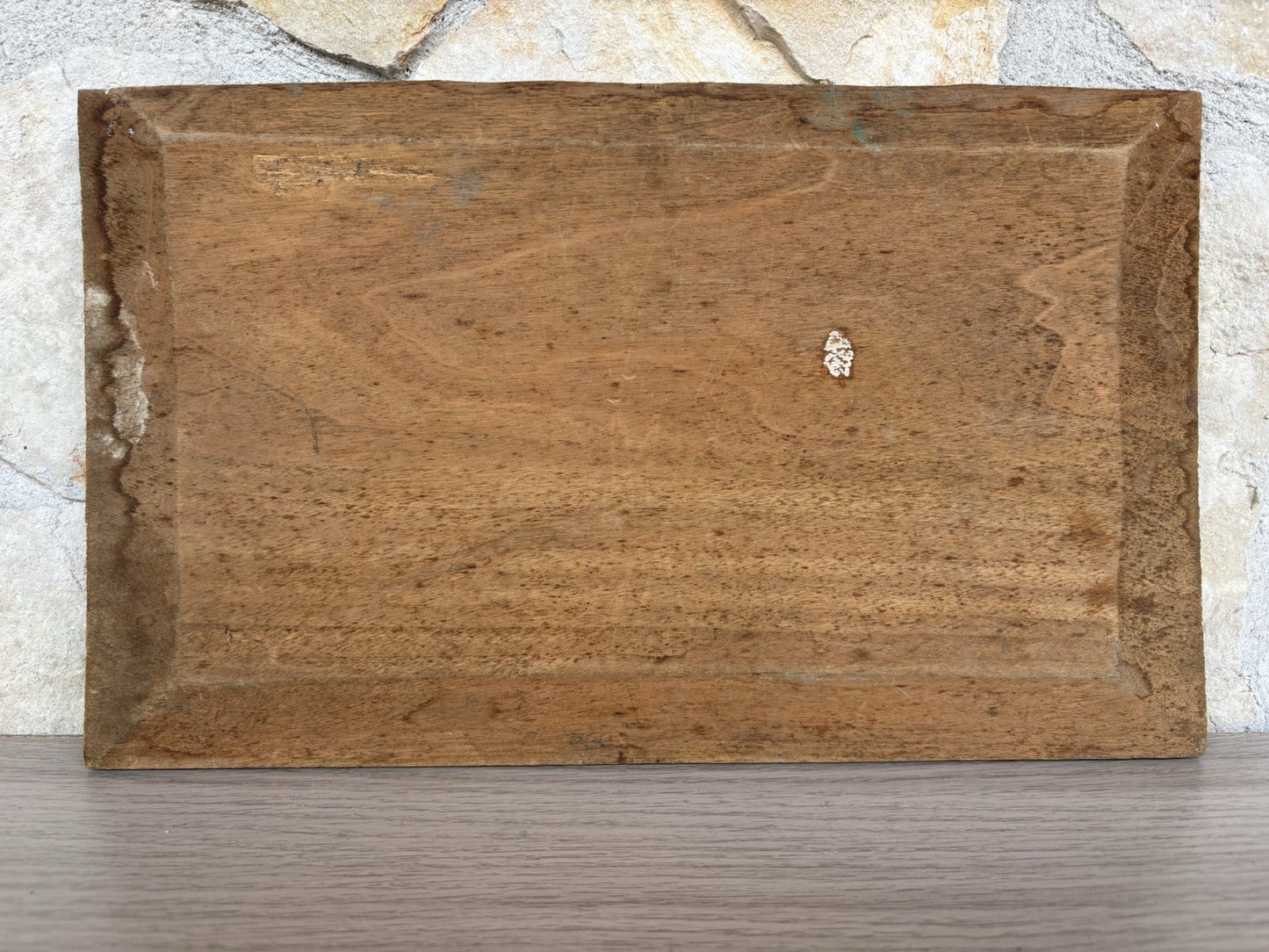 Quadro antico -Marina Con Barche- dipinto a olio su tavola
