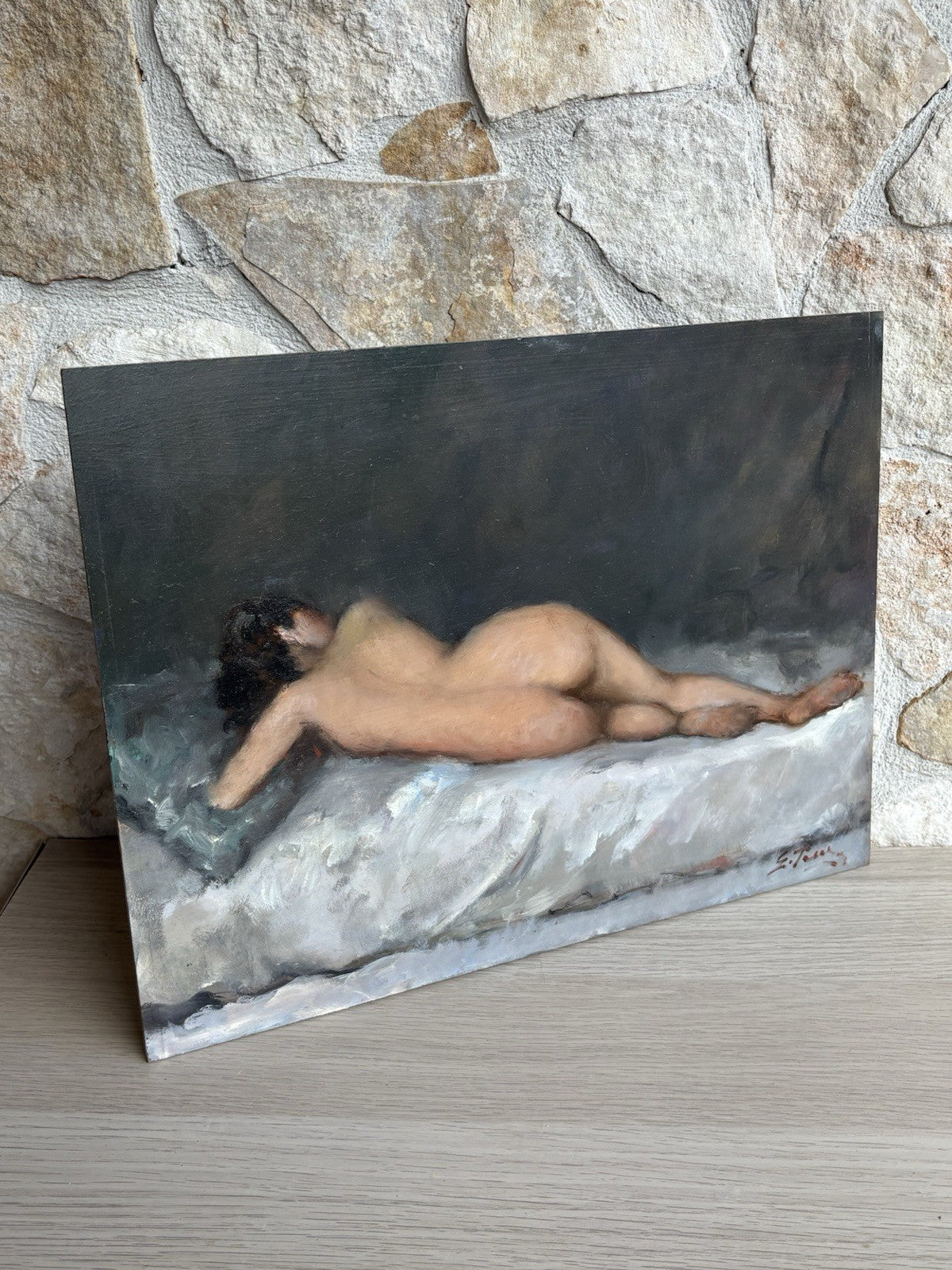Quadro -Nudo Di Donna- Giovanni Pane dipinto a olio
