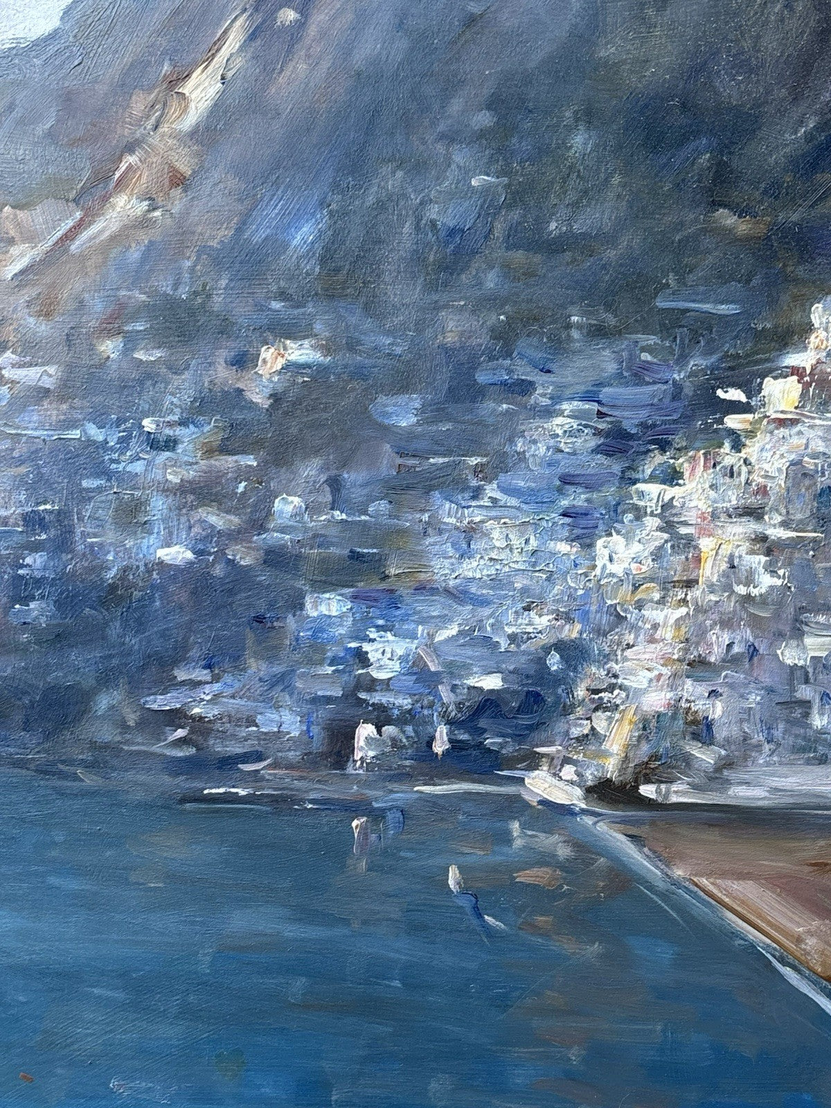 Quadro -Positano- Giovanni Pane dipinto a olio