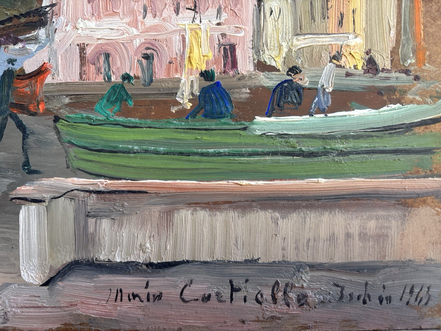 Quadro -Ischia- Mario Cortiello dipinto a olio