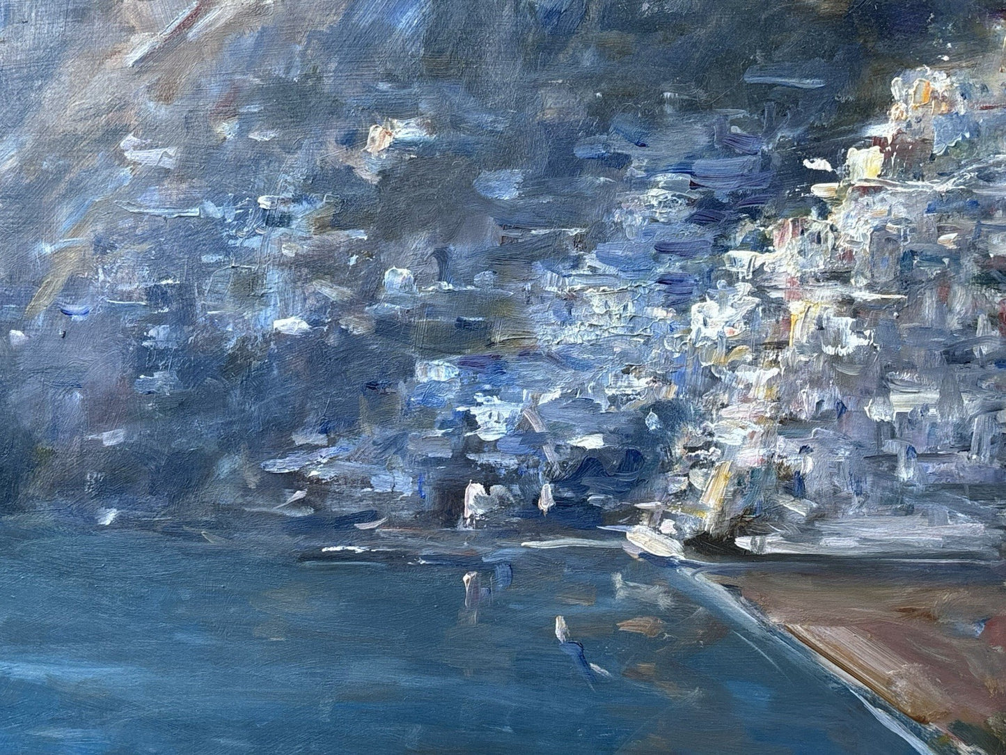 Quadro -Positano- Giovanni Pane dipinto a olio