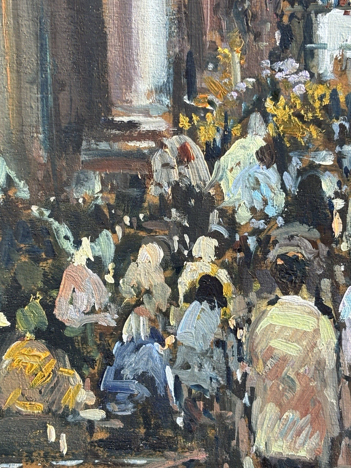 Quadro -Interno Di Chiesa- Eniko Esposito dipinto a olio