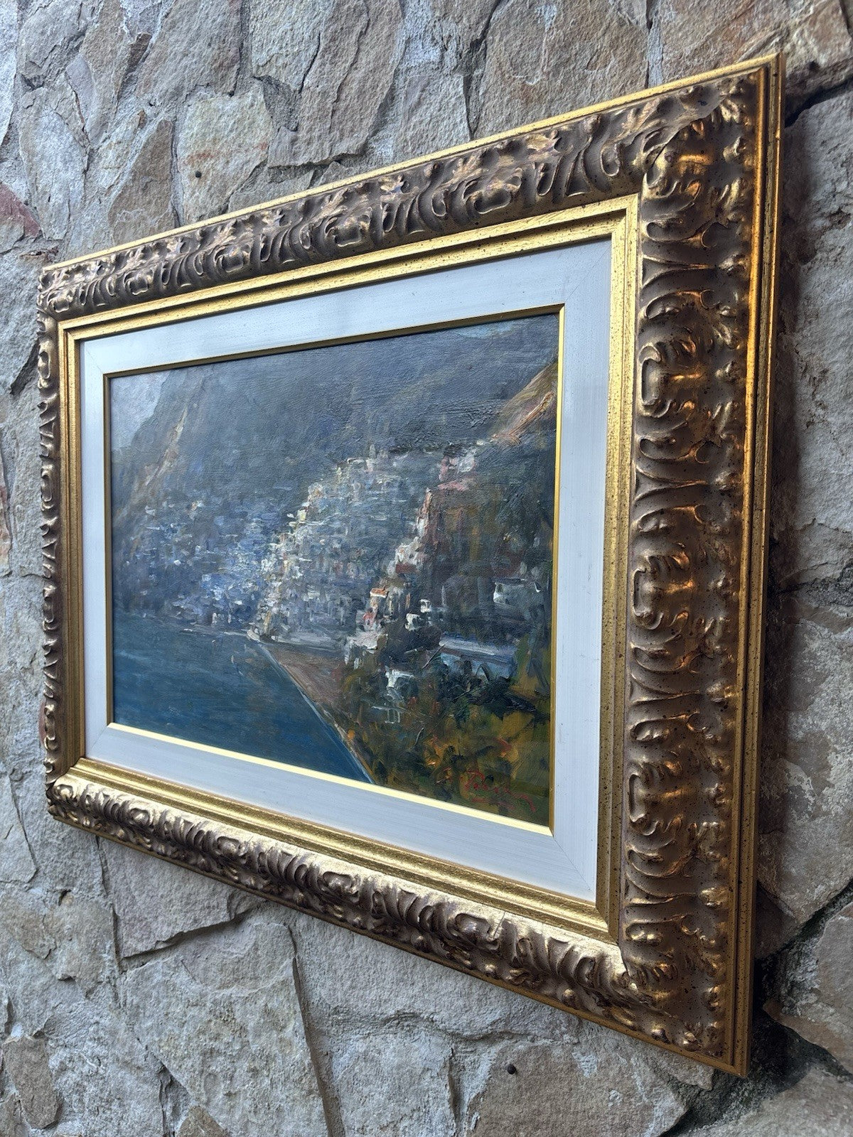 Quadro -Positano- Giovanni Pane dipinto a olio