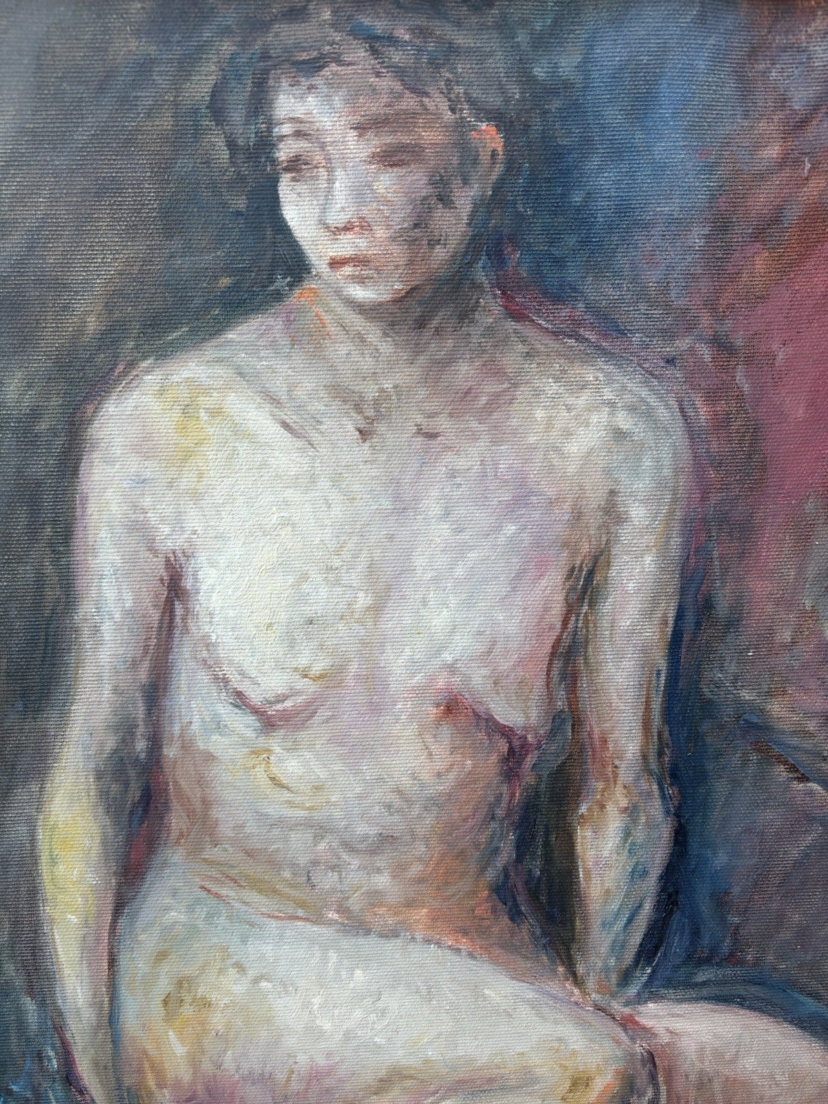 Quadro -Nudo Artistico- Rubens Capaldo dipinto a olio su tela