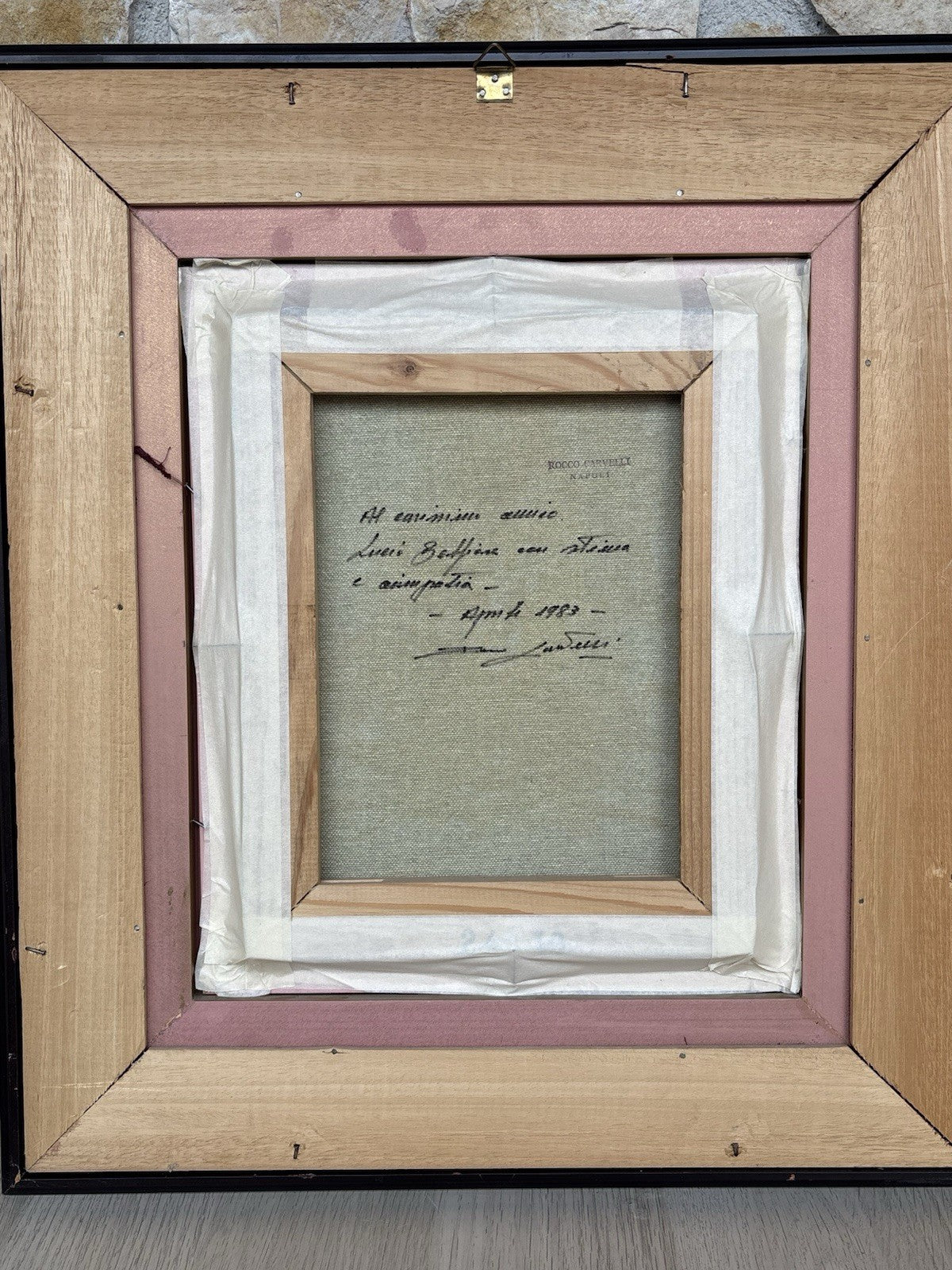 Quadro -Chierichetto- Rocco Carvelli- dipinto a olio su tela