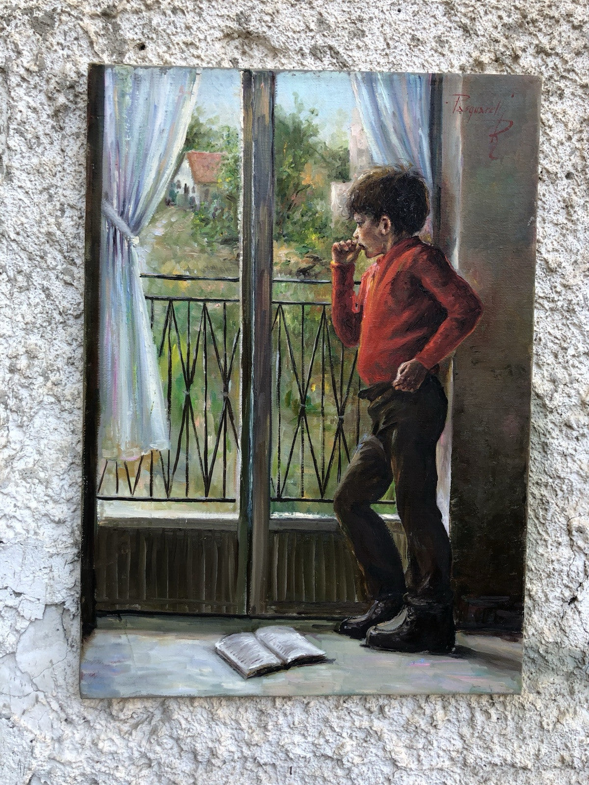 Quadro -Sogni Di Libertà- dipinto a olio su tela