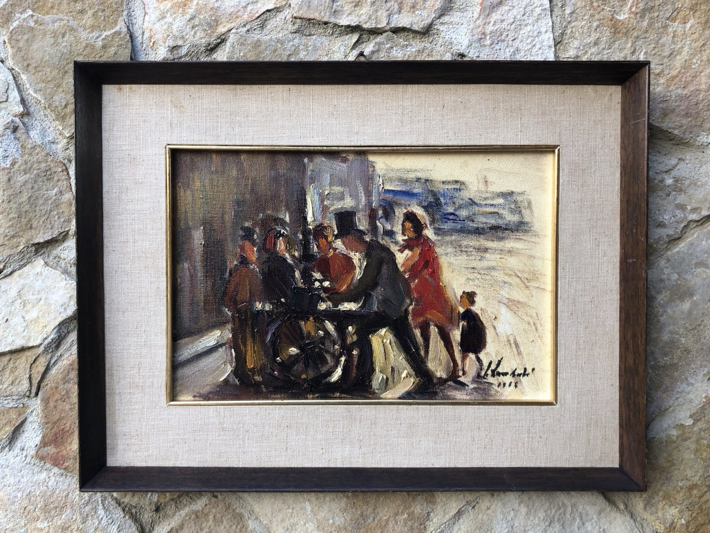 Quadro -Arrotino- dipinto a olio
