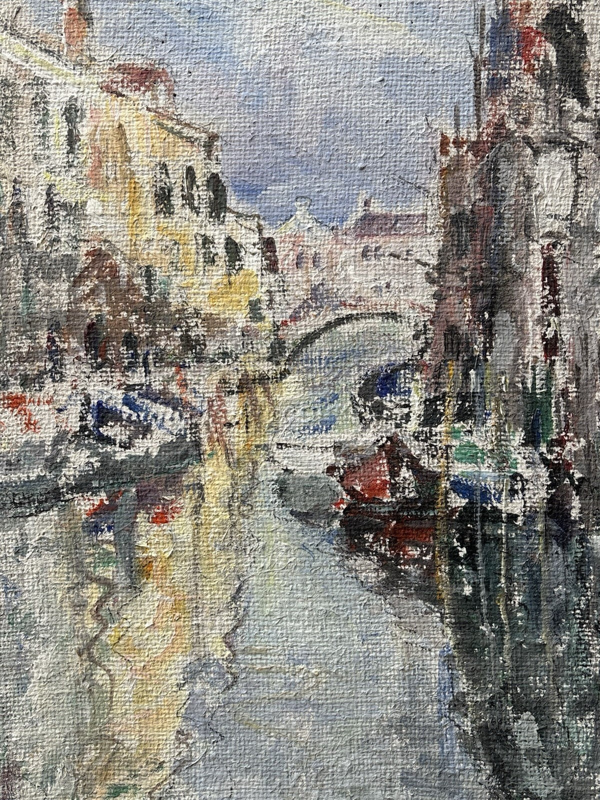 Quadro -Venezia- Edmondo Di Napoli dipinto a olio su tela