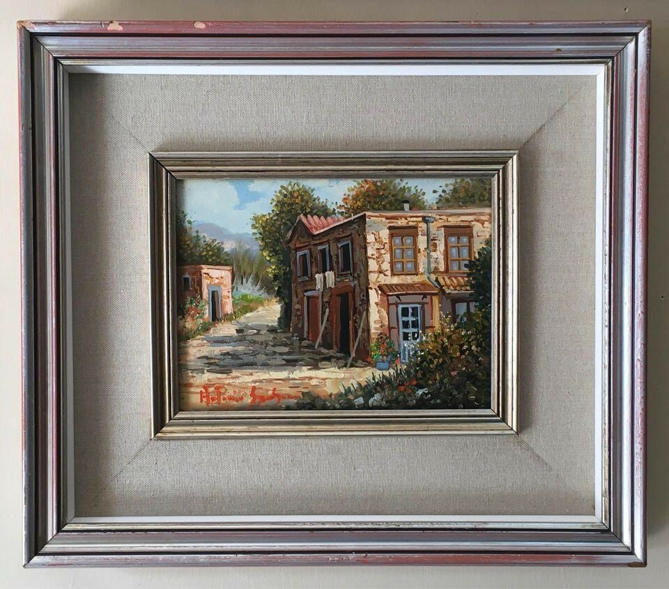 Quadro vintage dipinto a olio