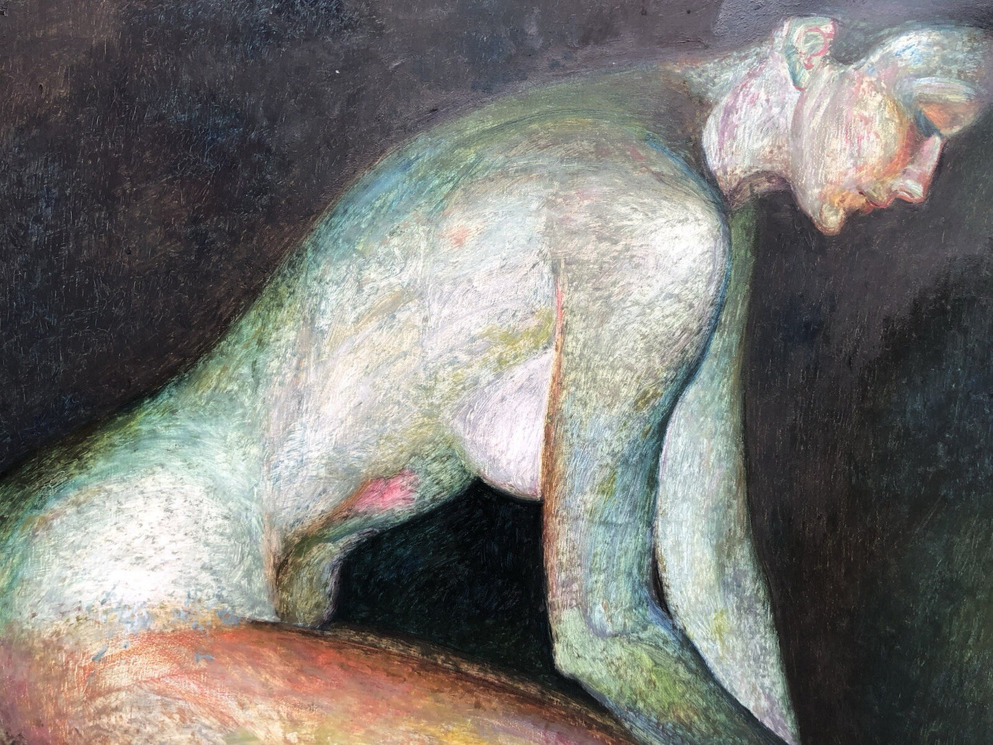Quadro -Nudo Artistico- dipinto a olio su tela