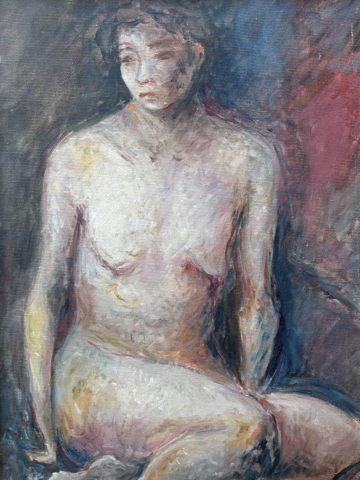 Quadro -Nudo Artistico- Rubens Capaldo dipinto a olio su tela