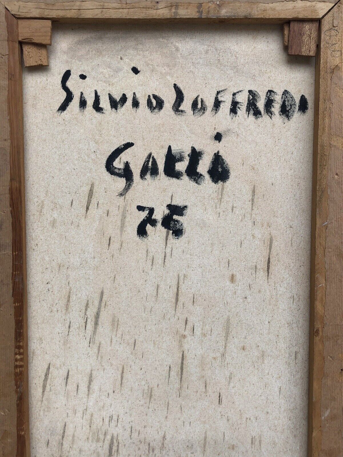 Quadro vintage -Gallo- dipinto a olio su tela