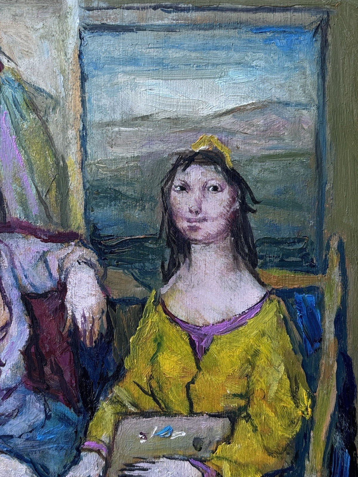 Quadro -Le Ragazze Dell’Artista- Giuseppe Ciavolino- dipinto a olio