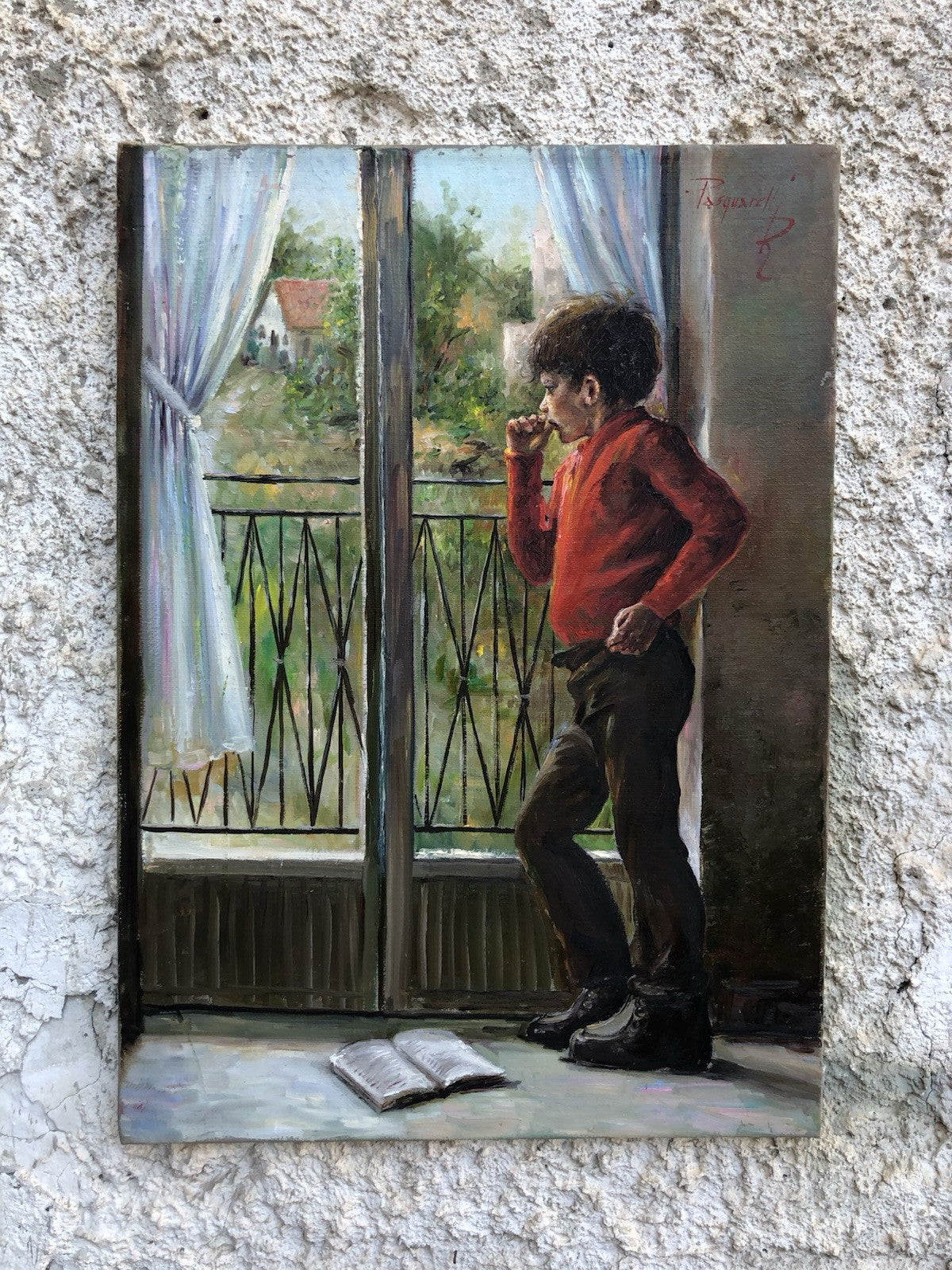 Quadro -Sogni Di Libertà- dipinto a olio su tela