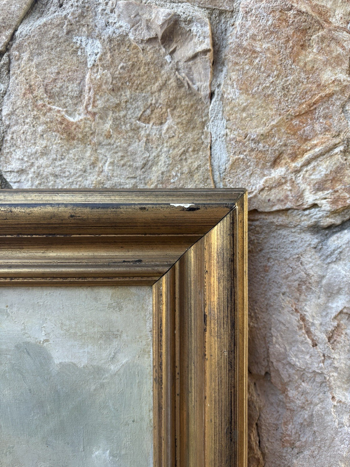 Quadro -Marina Con Barche- dipinto a olio su tela