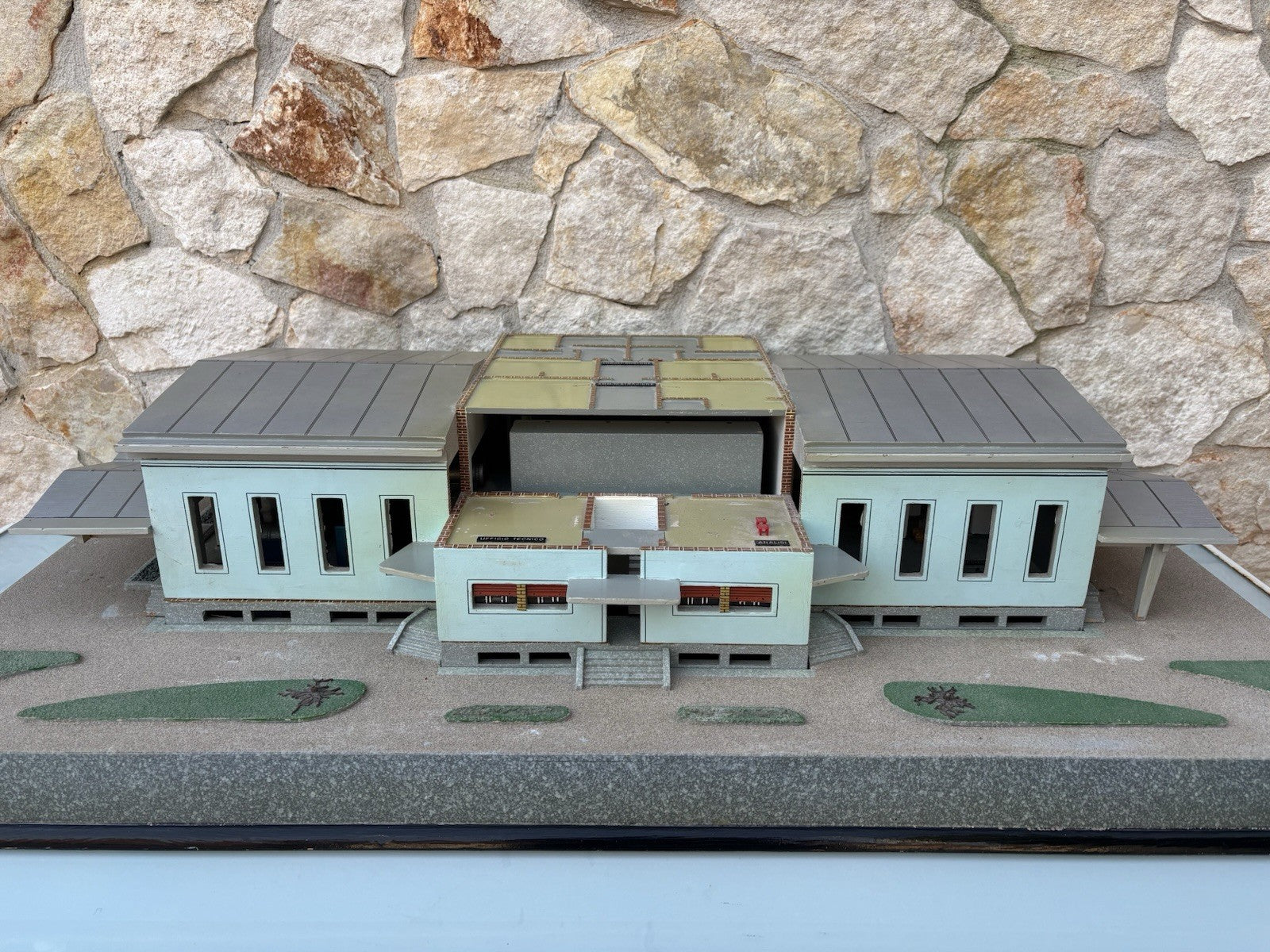 Modello Architettonico Vintage, Oleificio, V.Toffoli E Figli Anni’50