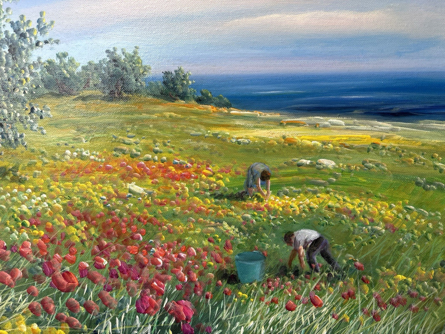 Quadro -Paesaggio- Antonio Anelli- dipinto a olio su tela