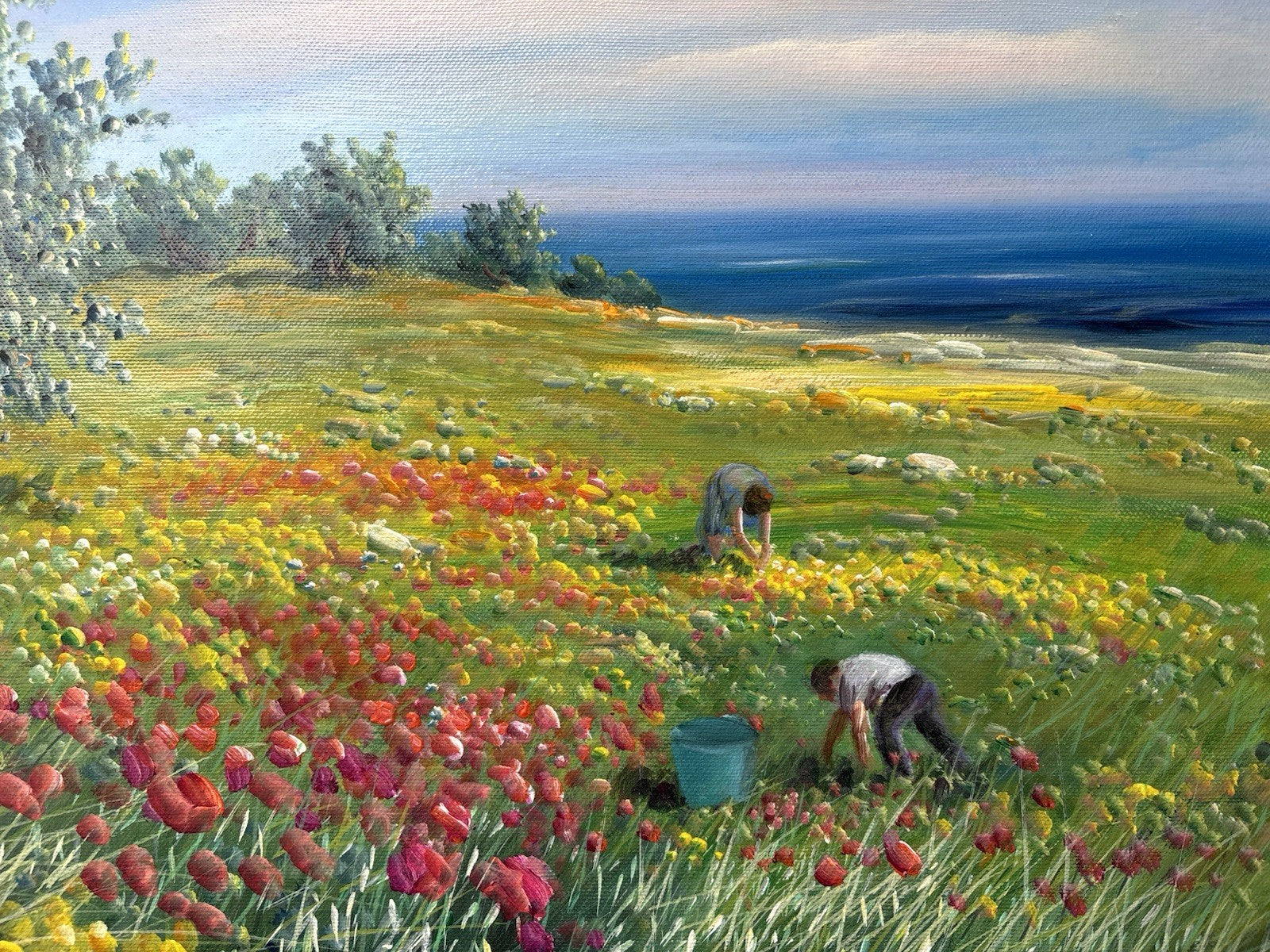 Quadro -Paesaggio- Antonio Anelli- dipinto a olio su tela