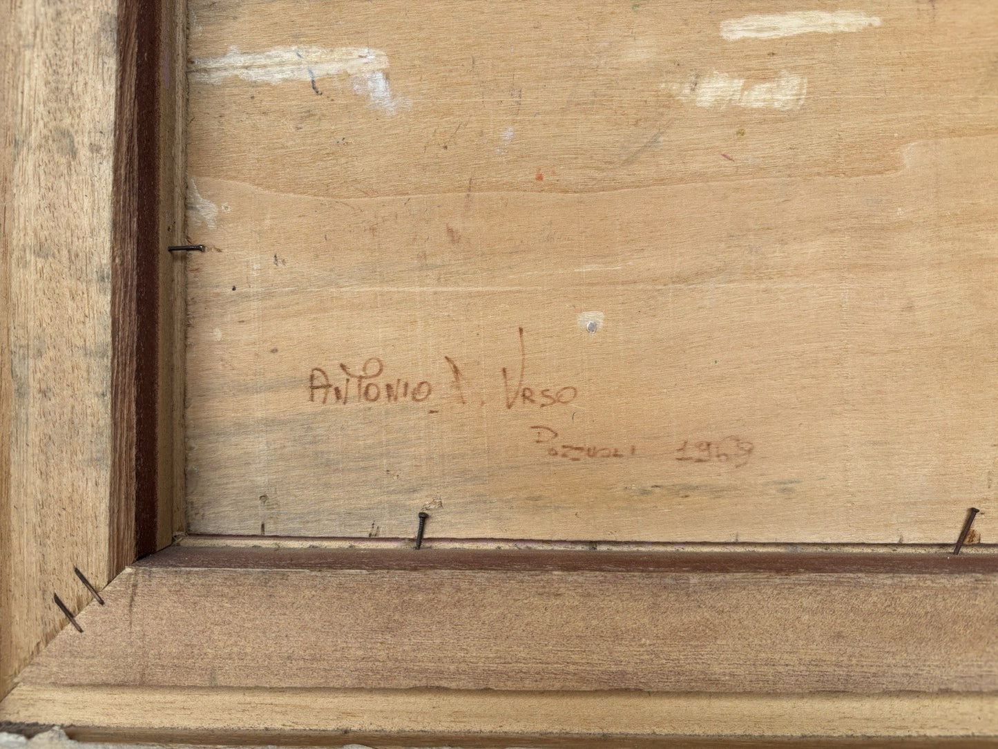 Quadro -Pozzuoli- Antonio D’Urso dipinto a olio