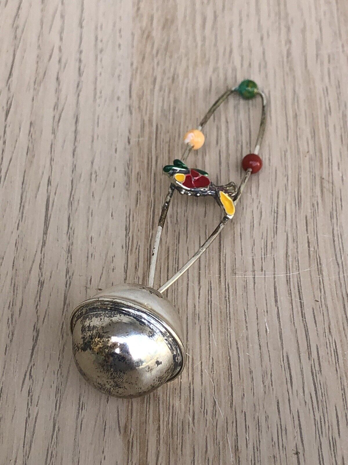 Sonaglino Vintage In Argento 800 E Smalto