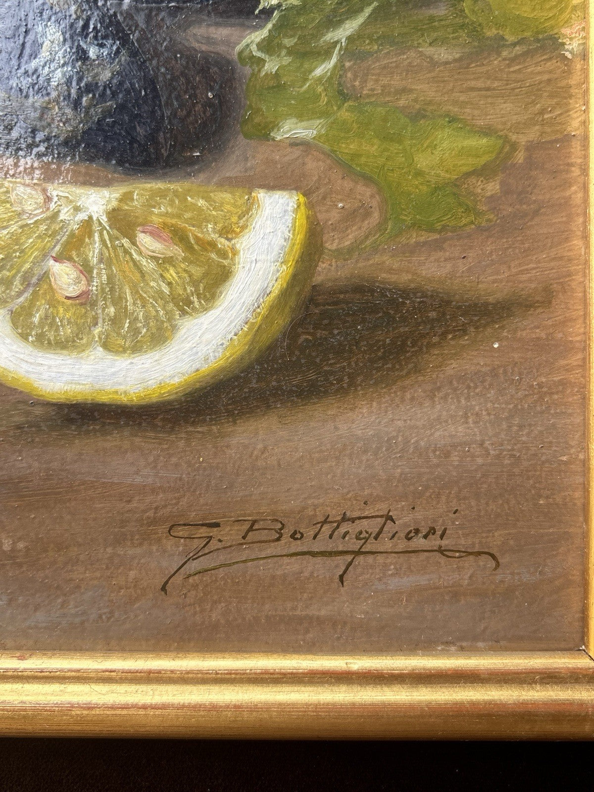 Quadro -Cozze- Gennaro Bottiglieri- dipinto a olio