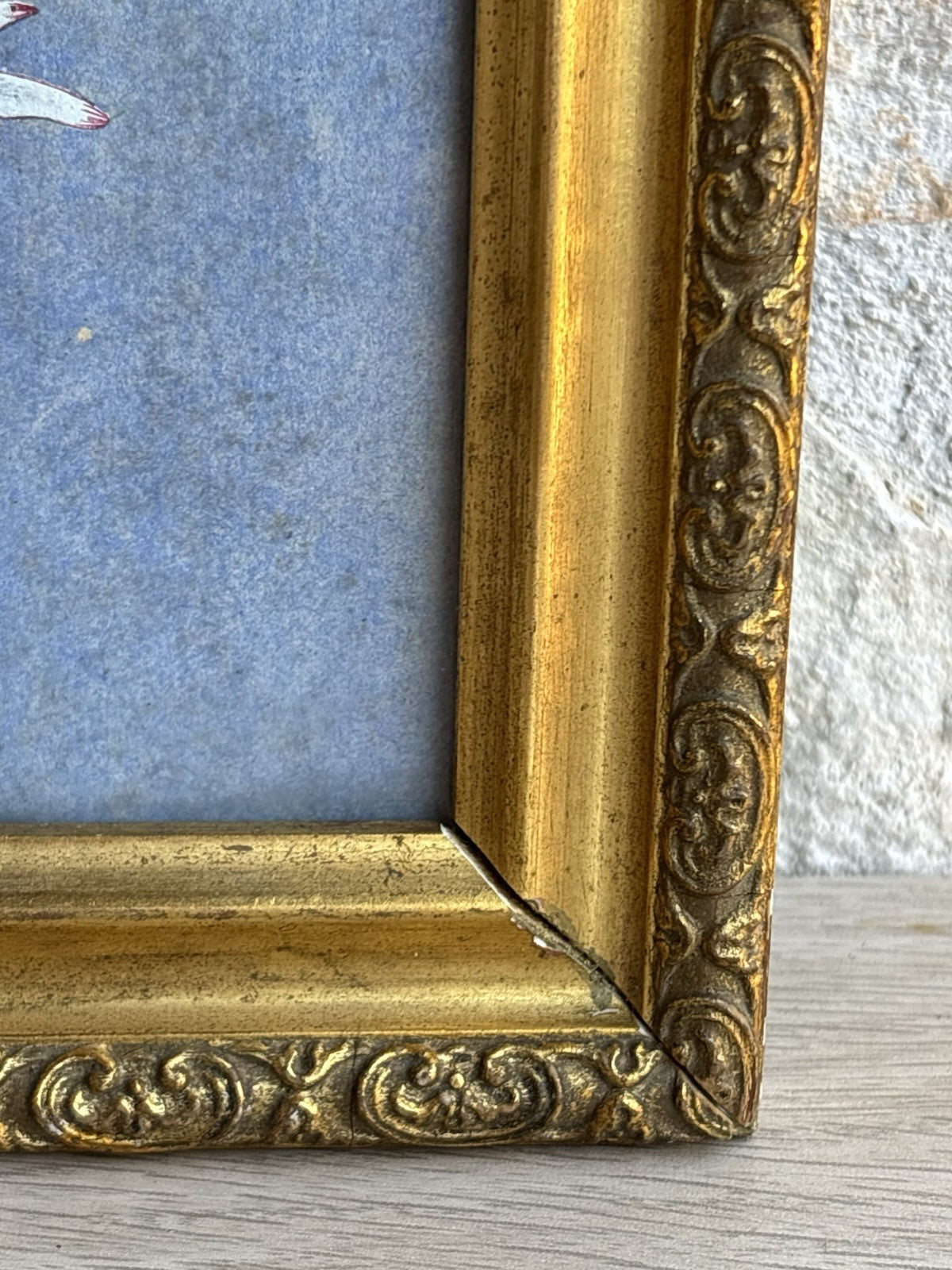 Quadro antico -Palazzo Donn’Anna- realizzato a tecnica mista