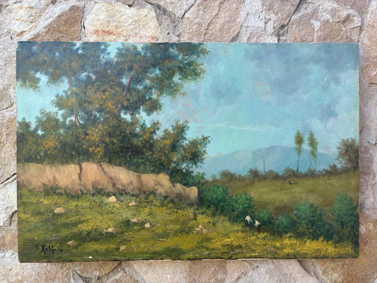 Quadro -Paesaggio- Vincenzo Rolfi dipinto a olio su tela