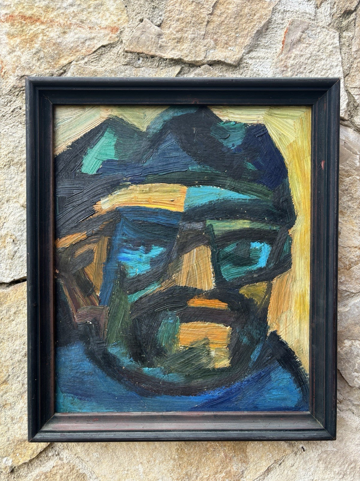 Quadro -figura- Mario Sangiovanni dipinto a olio su tavoletta