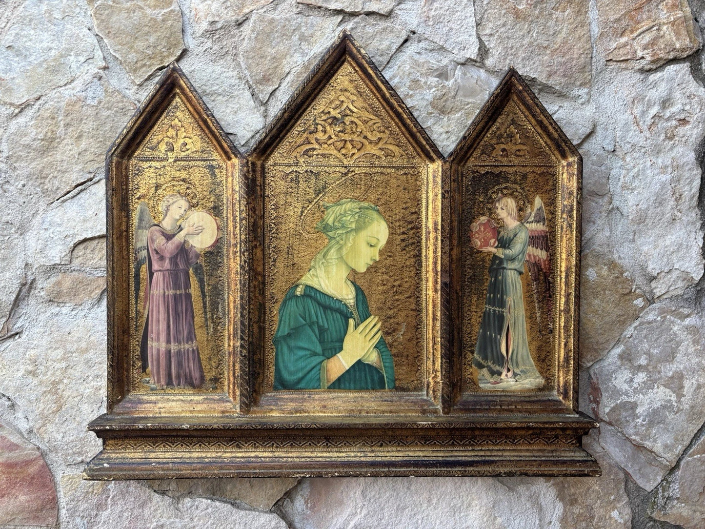 Quadro Icona Religiosa Vintage