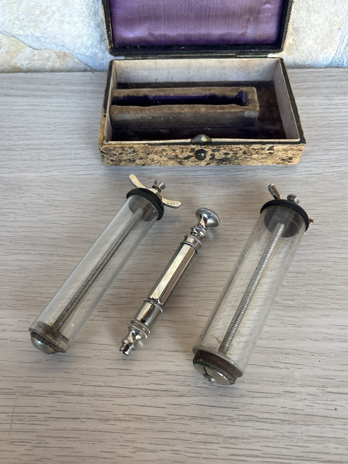 Antica Siringa Sanguisuga- Apparecchio Medico/scientifico