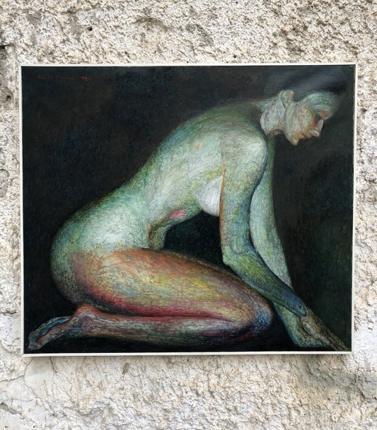 Quadro -Nudo Artistico- dipinto a olio su tela