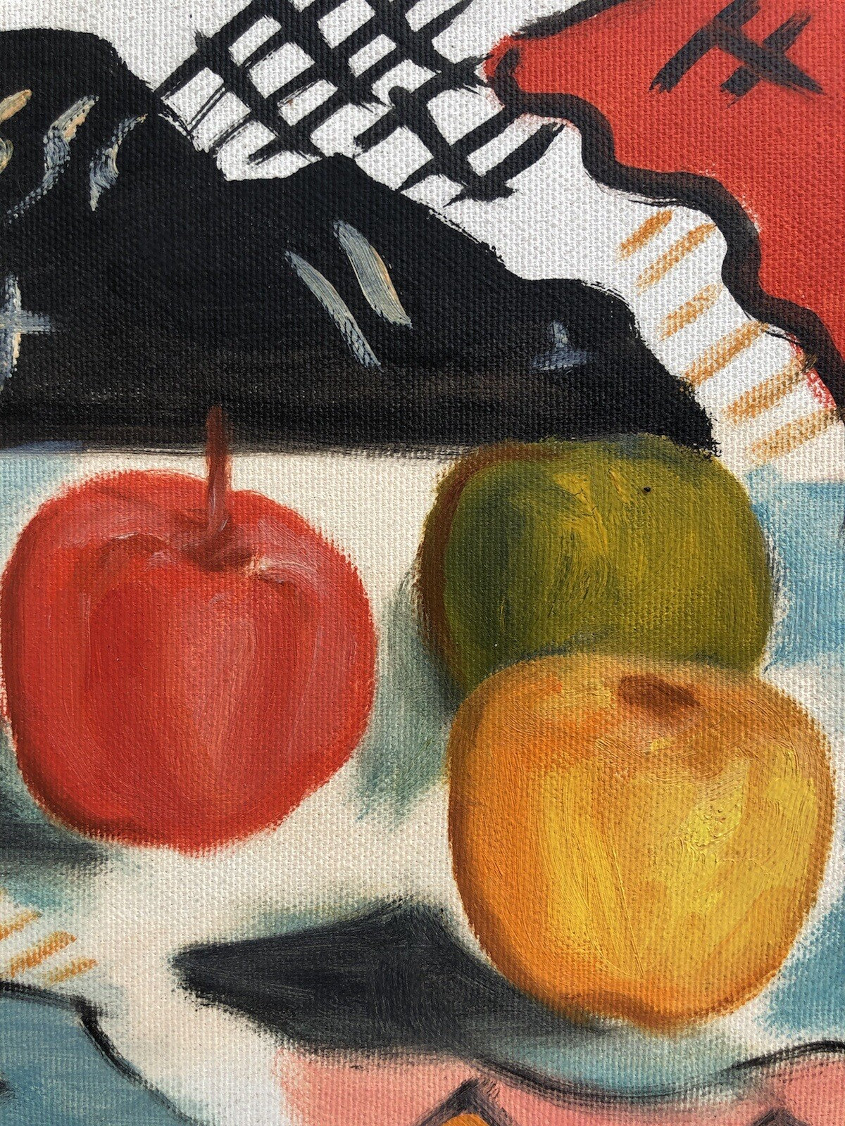 Quadro vintage -Natura Morta- dipinto a olio su tela