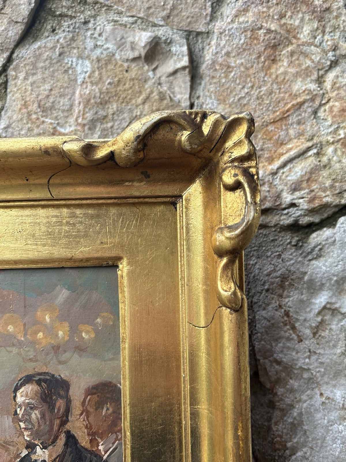 Quadro -O’Zappatore- dipinto a olio