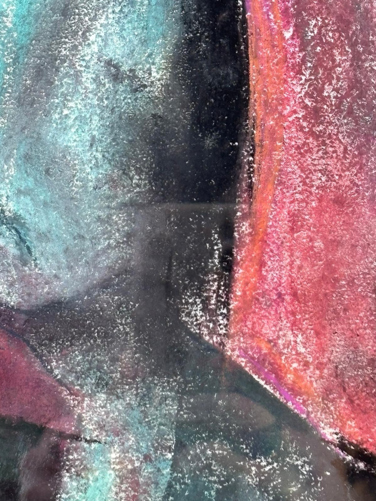 Quadro-Figura Astratta- Mario Sangiovanni tecnica mista