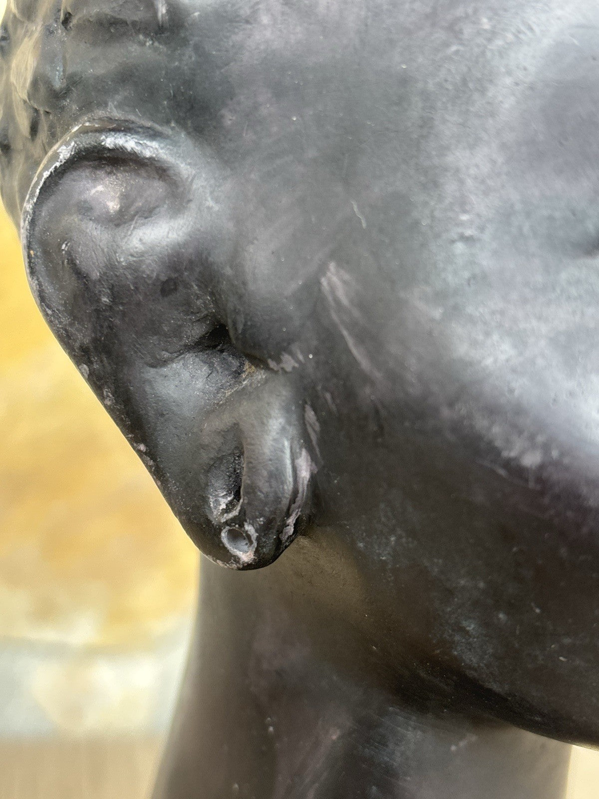 Scultura Vintage -Africa- In Ceramica