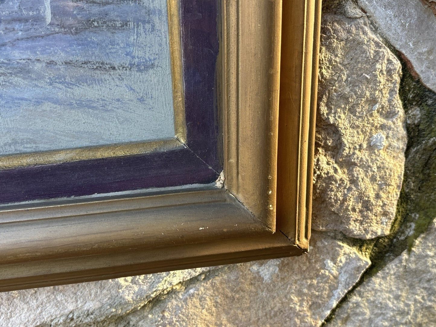 Quadro -Strada Con Figure- Antonio Cannata-realizzato a pastello