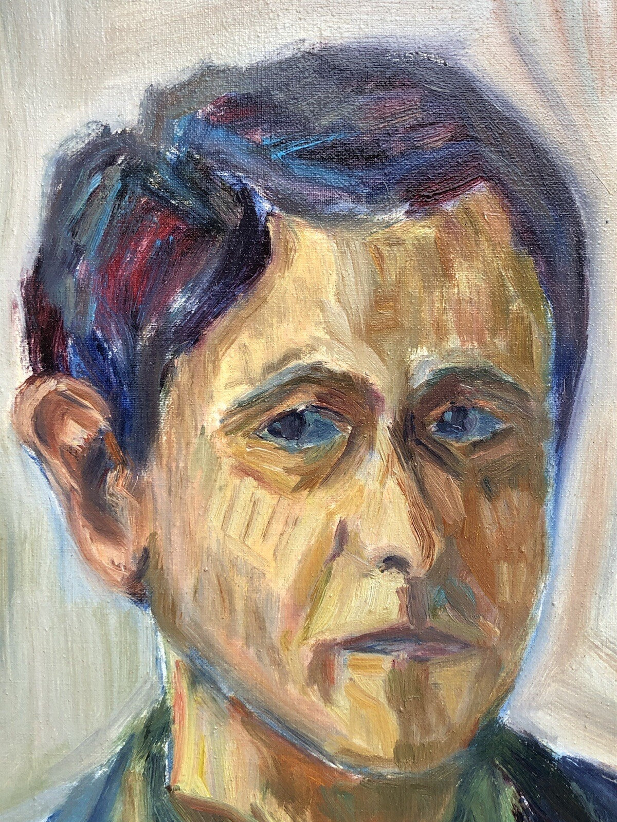 Quadro vintage -Il Pittore- dipinto a olio su tela