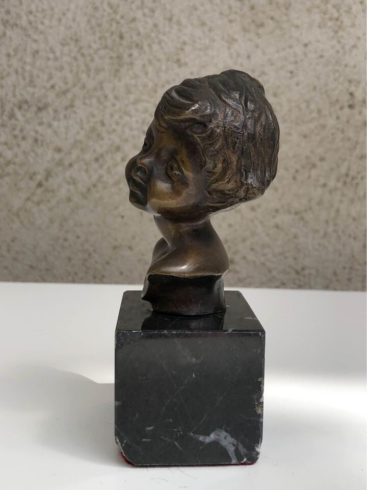 Piccola scultura vintage in bronzo