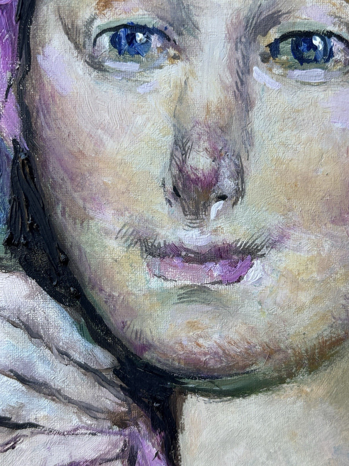 Quadro -Figura Femminile- Giuseppe Ciavolino- dipinto a olio su tela