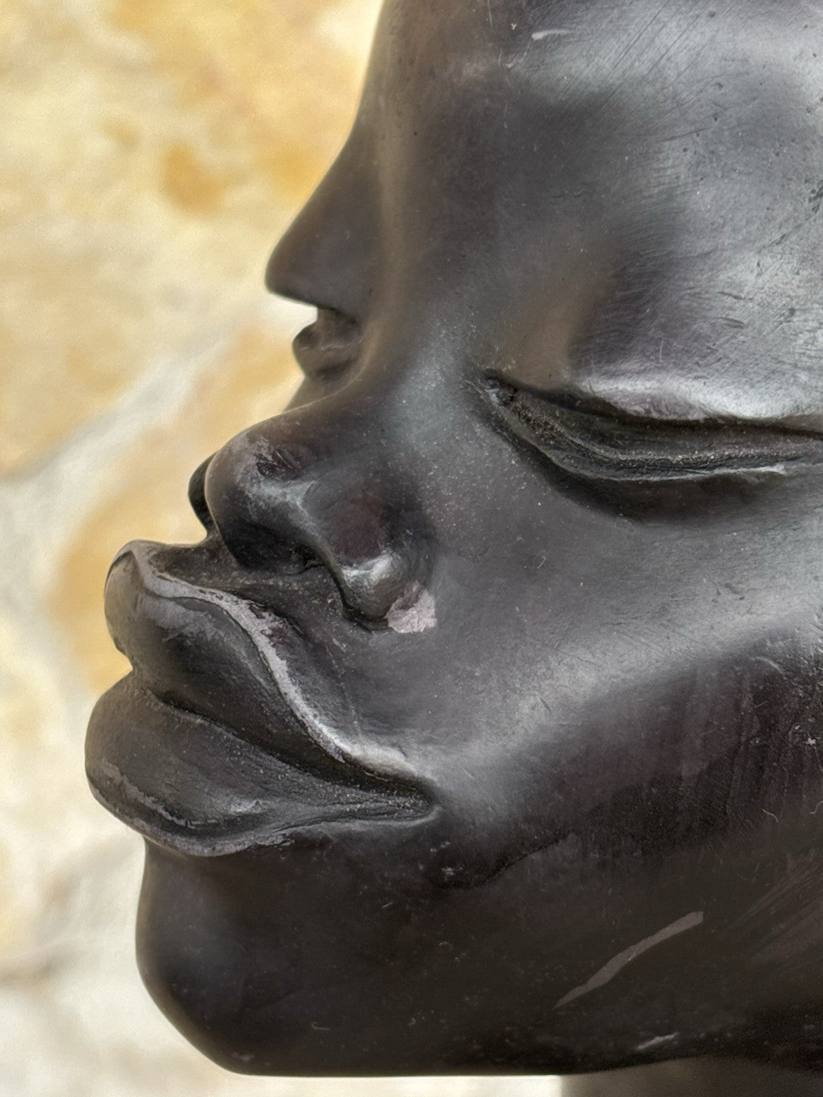 Scultura Vintage -Africa- In Ceramica